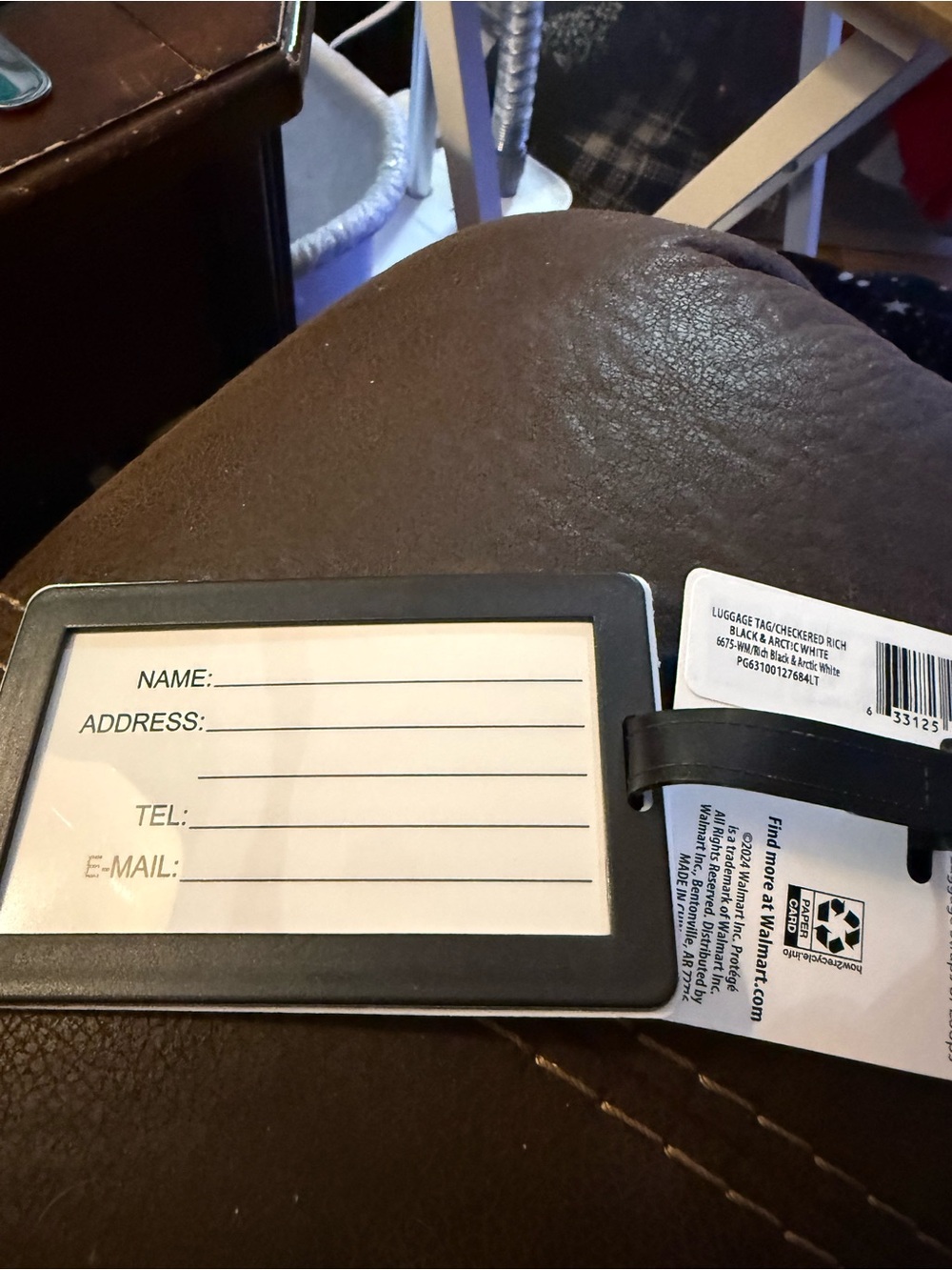 Star Wars Black & White Helmet Luggage ID Tag - Picture 15 of 16